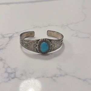 Antique turquoise bracelet
